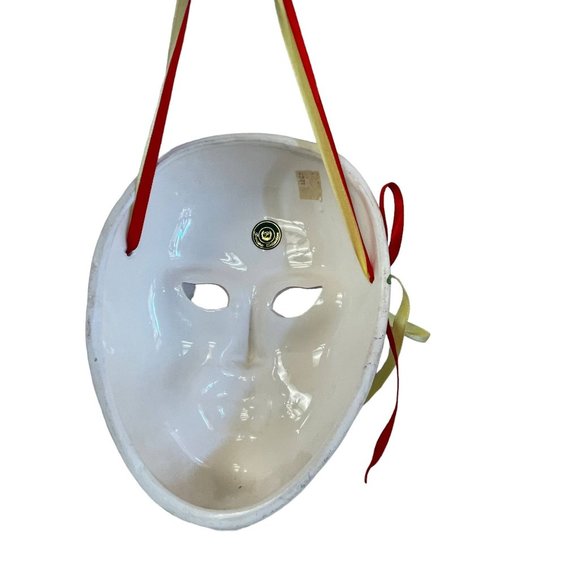 PARADIES COLLECTION Glossy Floral Mardi Gras Mask Venetian Masquerade 8" x 6" - Picture 7 of 7